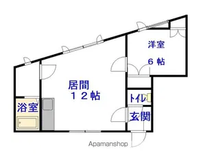 SUBUL永山【202号室】の間取り
