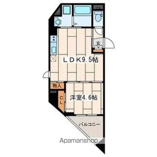 メゾン青空東戸塚【101号室号室】の間取り