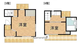 第2小野ビル【5階】の間取り