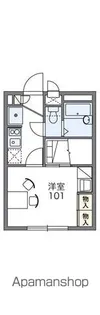 レオパレスα【2階】の間取り