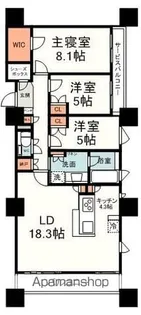 ベイタワー清水【1104号室】の間取り