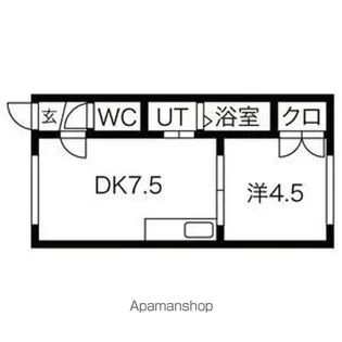 メゾンド・フランセ【1階】の間取り