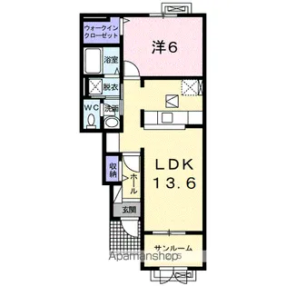 フラン メゾン15【1階】の間取り