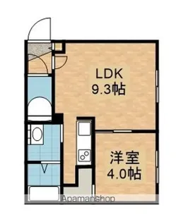 LIEN F・VILLAGE【4階】の間取り