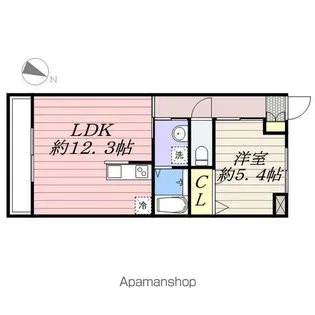 ビューアイランド弐番館【2階】の間取り