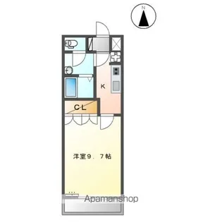 ラ・トゥール(LA・TOUR)【2階】の間取り