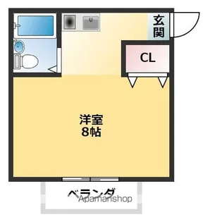シグナルハイツ論田【3階】の間取り