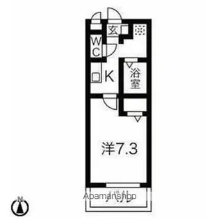 アンフィニ大澤A・B【2階】の間取り