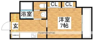 サンフラッツ新大阪別館【5階】の間取り
