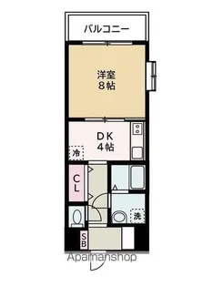 リバーサイド白鷺【301号室】の間取り