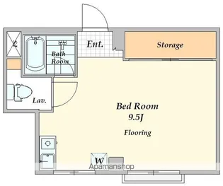 ウエストサイド原宿【4階】の間取り