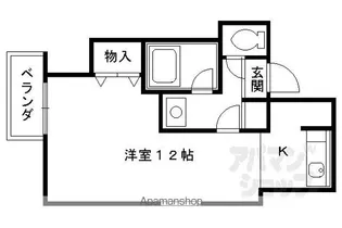サンフローラ丸太町【604号室】の間取り