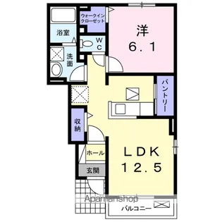 グランドハウスMT5【1階】の間取り