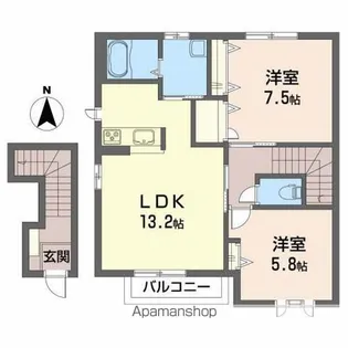 マジェスティⅣ【2階】の間取り