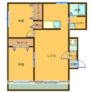 ファイン6・8【4階】の間取り