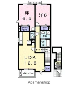 ミニョン カナージュ Ⅰ【2階】の間取り