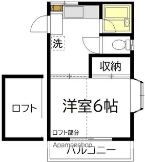 CY【201号室】の間取り