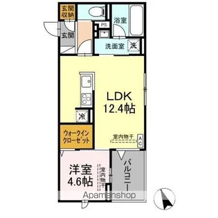 TORISIA売市【2階】の間取り