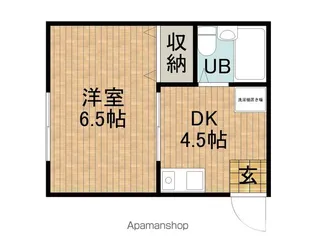ハイツ駅南【1階】の間取り