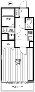 フォルテ中野坂上【1階】の間取り