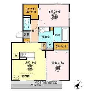 グレイス小山台【2階】の間取り