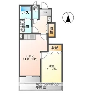 プラタナス【1階】の間取り