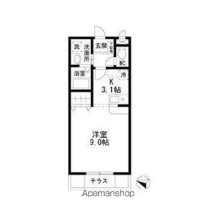 ジュネス ドミール【2階】の間取り