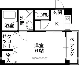 ストリーム・モンド【1階】の間取り