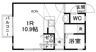 マノワール トロワ【201号室】の間取り