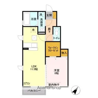 シエスタ III【1階】の間取り