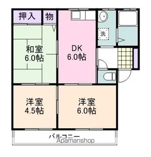 メゾン ド スリジエ【202号室】の間取り