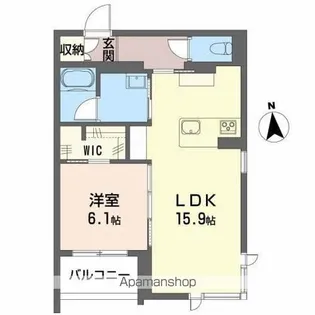 グランドメゾン新屋敷【1階】の間取り