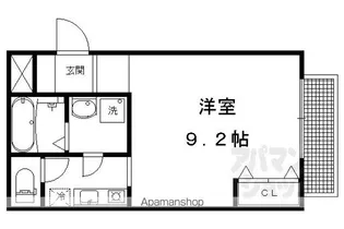 AYM三条【203号室】の間取り
