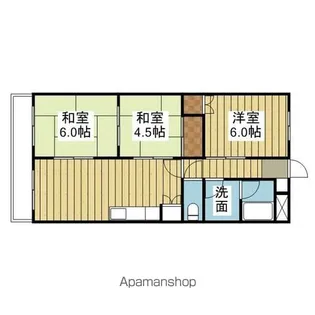 第2吉田マンション【2階】の間取り