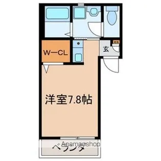 リビオン【201号室号室】の間取り