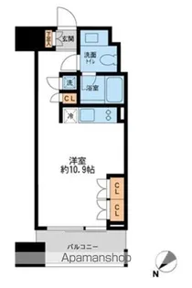 プロスペクトKALON三ノ輪【8階】の間取り