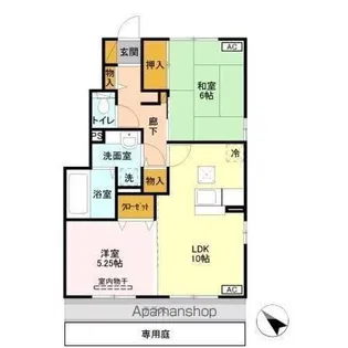 ロイヤルヒルズ【1階】の間取り