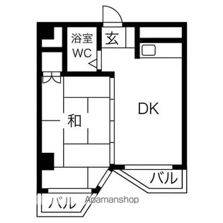 ラ・メゾンパシフィック新堀【2階】の間取り