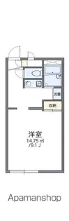 レオパレスバロン【104号室】の間取り