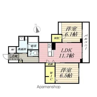 グランヴィスタ【2階】の間取り