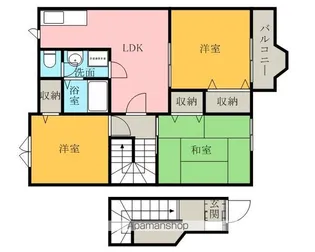みやび A棟【2階】の間取り