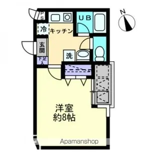 シティホワイト【703号室】の間取り