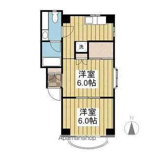リアトリス御幸【402号室】の間取り