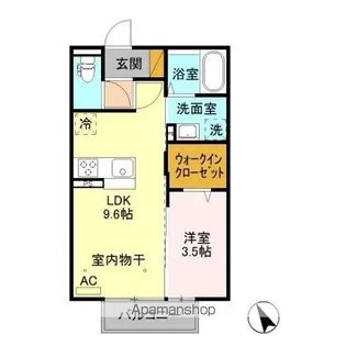 ロイヤルリッチヒル B【2階】の間取り