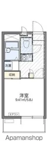 レオパレスSNブルーウッド【205号室】の間取り