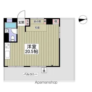 ハピーハイツ【603号室】の間取り
