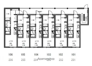 ヴィラ リヴィエールⅡ【206号室号室】の間取り