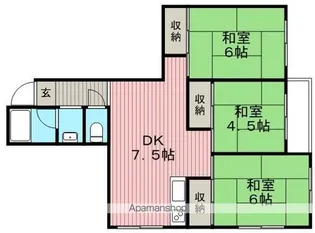 メゾンフジイ【2階】の間取り