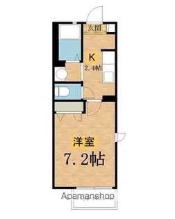 フォンティーヌ【1階】の間取り