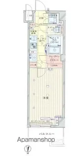 ルーブル大鳥居伍番館【5階】の間取り